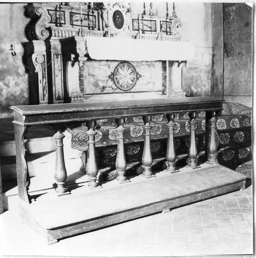balaustrata del coro - bottega campana (sec. XIX)