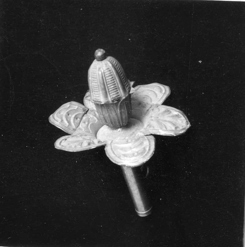 fiore (decorazione, serie) - bottega campana (seconda metà sec. XIX)