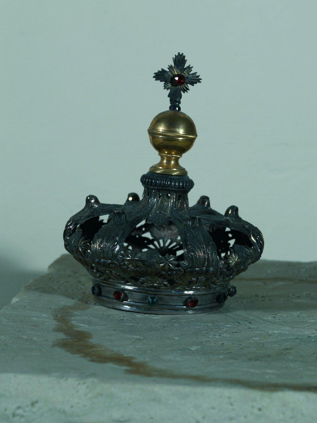 corona da statua, insieme - bottega campana (terzo quarto sec. XIX)
