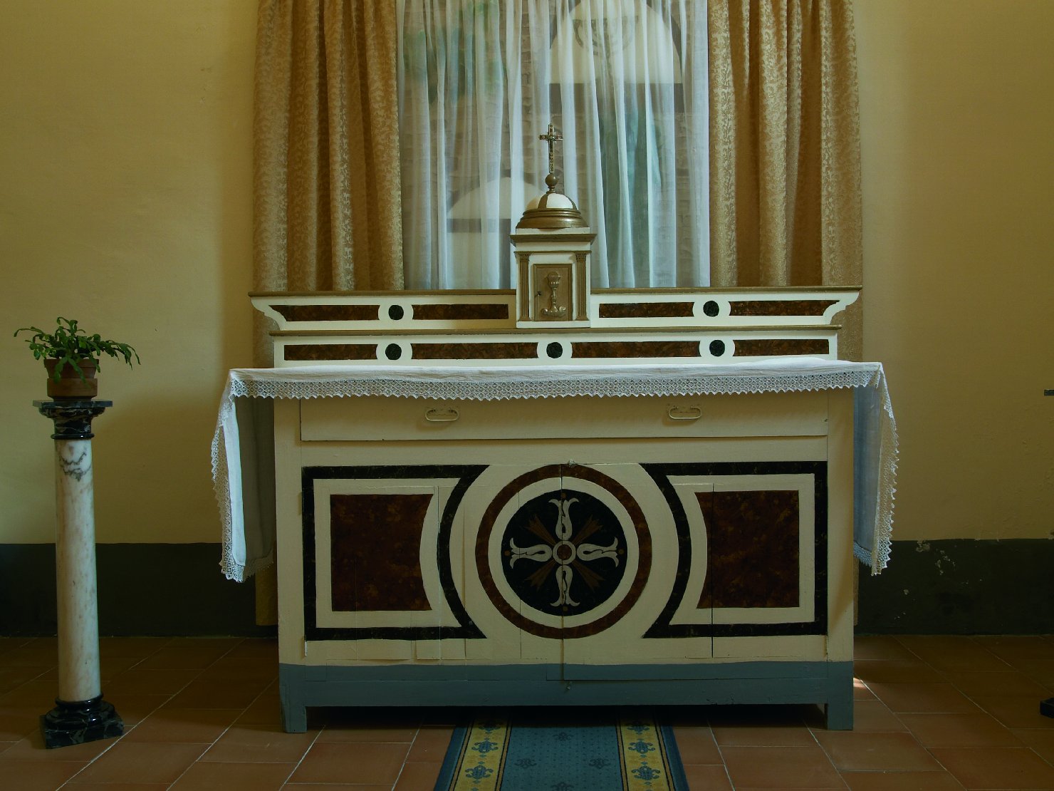 altare - bottega napoletana (secc. XVII/ XVIII)