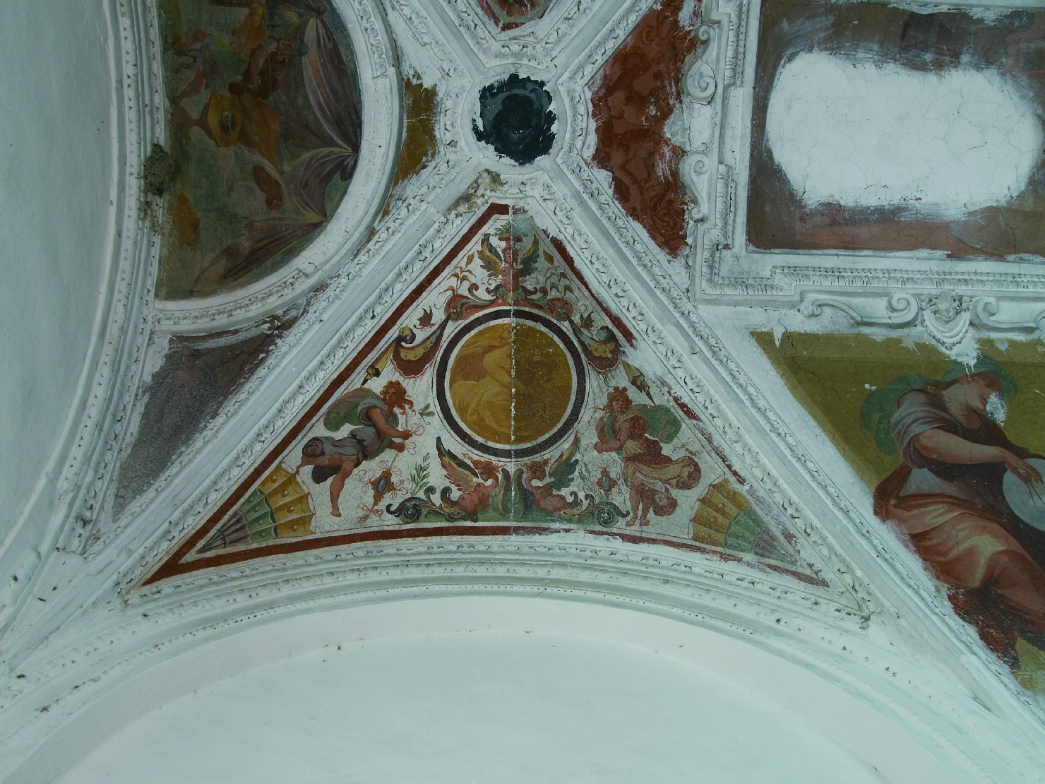 decorazione pittorica di Bellisario Corenzio (cerchia), Pussè Agostino (cerchia), Spallucci Camillo (cerchia) (primo quarto sec. XVII)