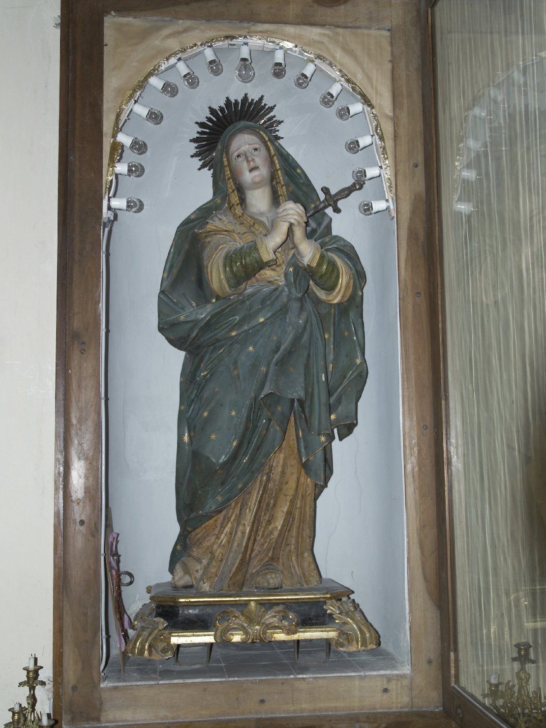Madonna Addolorata (statua, opera isolata) di Colombo Giacomo (primo quarto sec. XVIII)