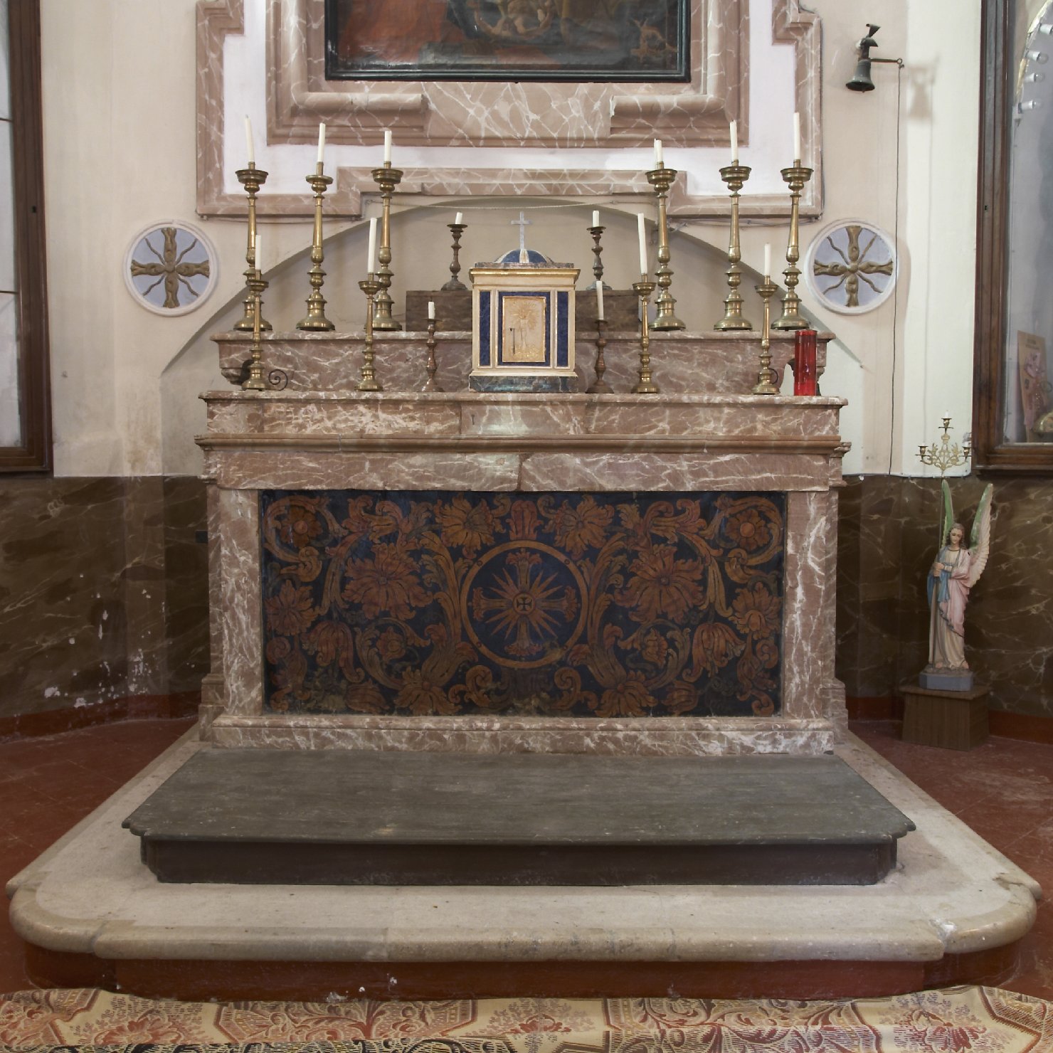 altare maggiore, opera isolata - bottega beneventana (prima metà sec. XVIII)