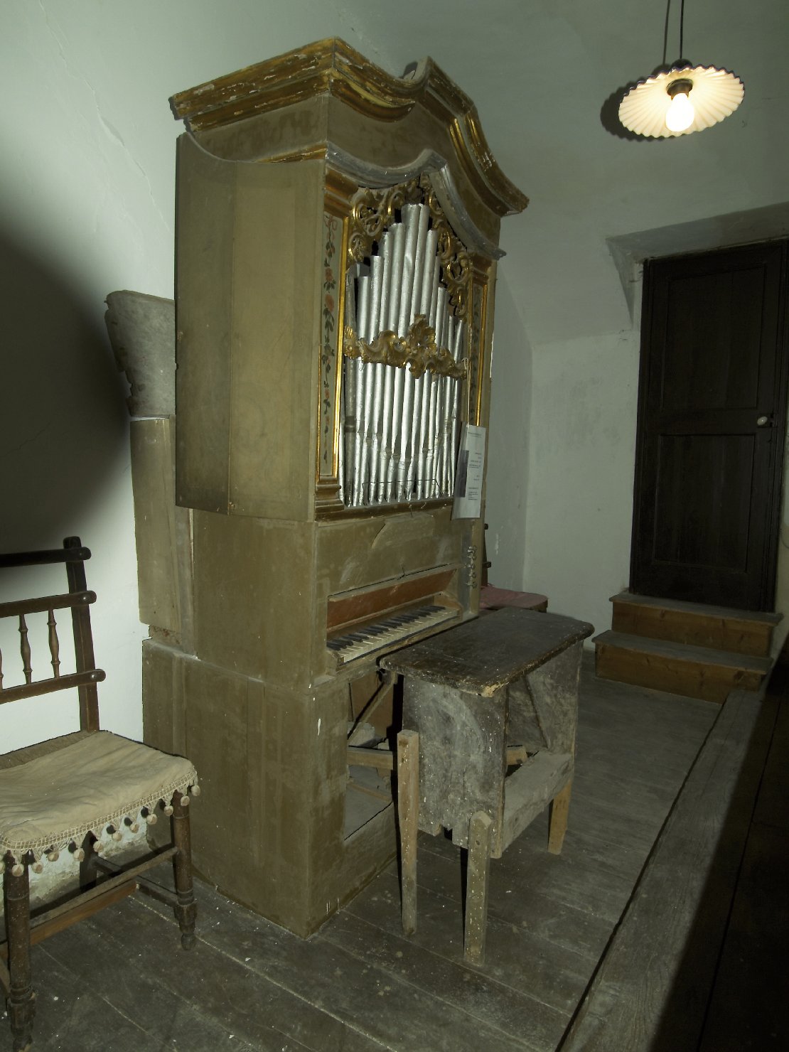 organo, opera isolata - bottega napoletana (fine sec. XVII)