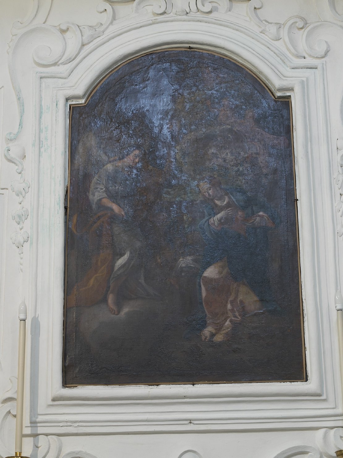 Annunciazione (dipinto, opera isolata) - ambito campano (seconda metà sec. XVIII)