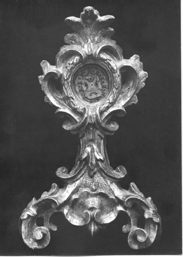 reliquiario - a ostensorio - bottega campana (seconda metà sec. XVIII)