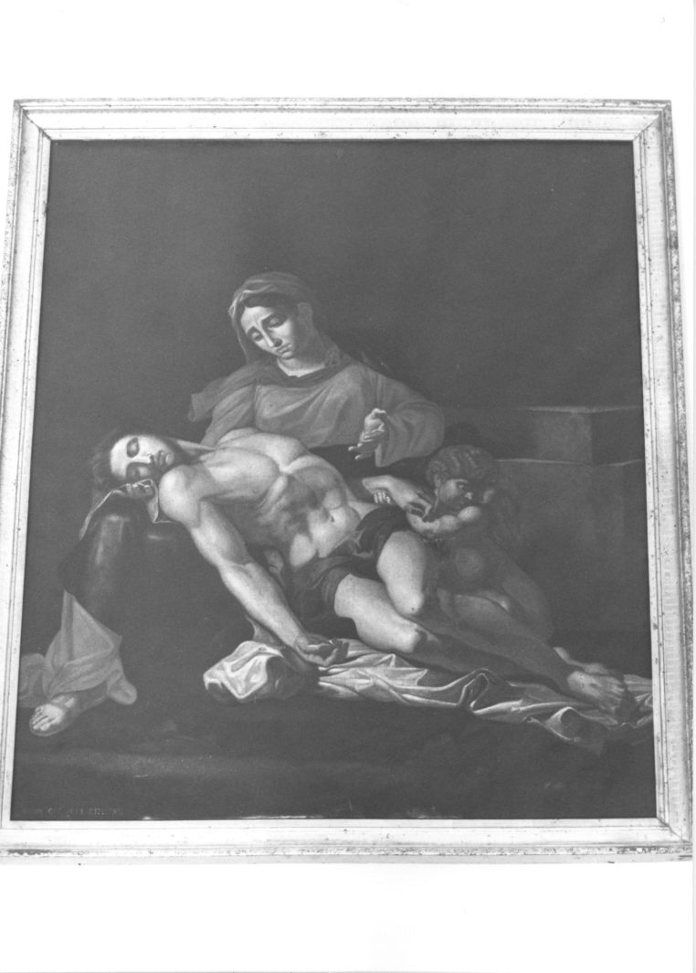 Pietà (dipinto) di Colucci Luigi (sec. XIX)