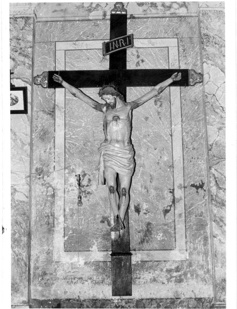 Cristo crocifisso (croce) - bottega campana (sec. XIX)