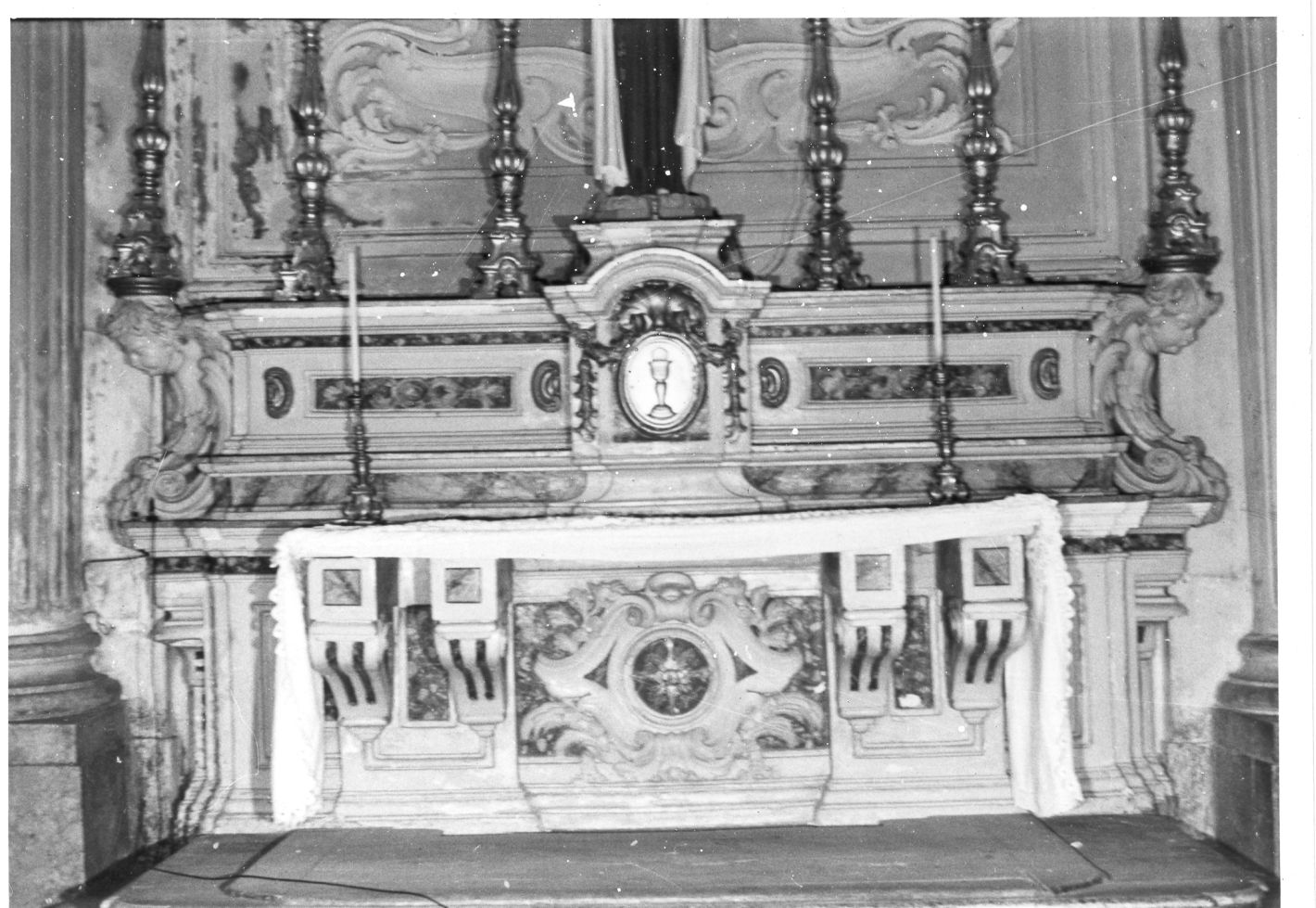 altare, coppia - bottega campana (sec. XVIII)