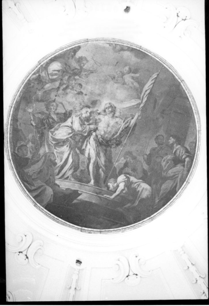 Cristo risorto (dipinto) di D'Asti Andrea (attribuito) (sec. XVIII)