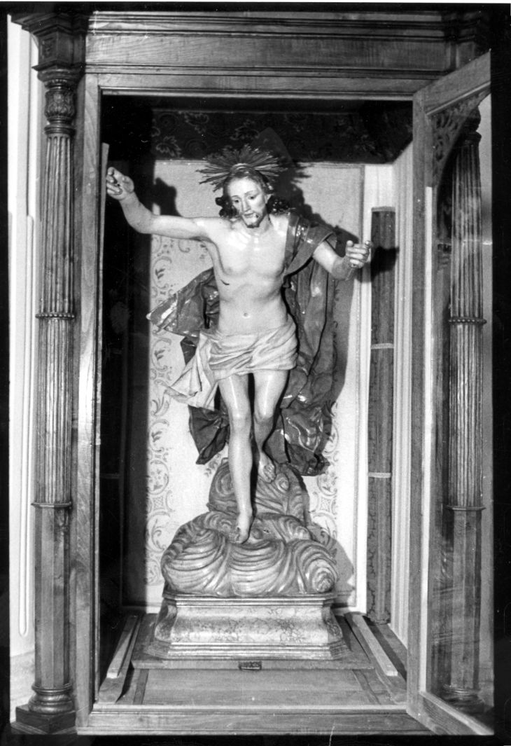 Cristo risorto (statua) di Nigro Francesco (attribuito) (inizio sec. XIX)