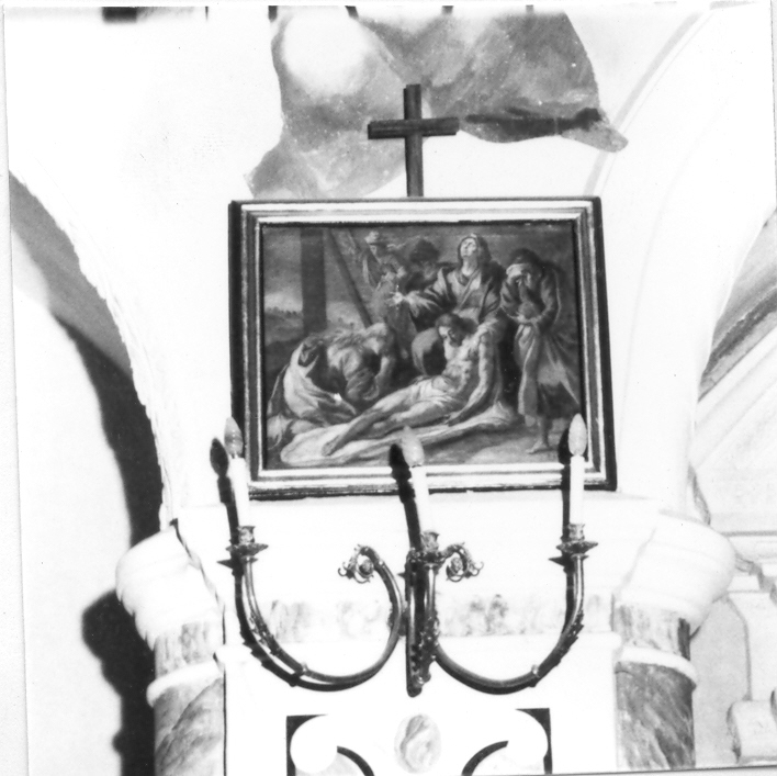 stazione XIII: Gesù deposto dalla croce (dipinto, ciclo) di Ricciardi Michele (sec. XVIII)