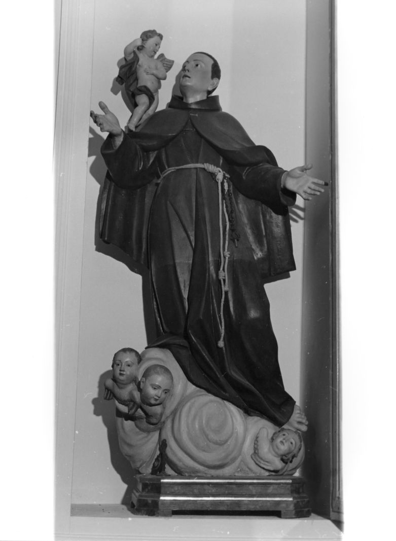 San Pasquale Baylon (statua) - bottega campana (sec. XIX)