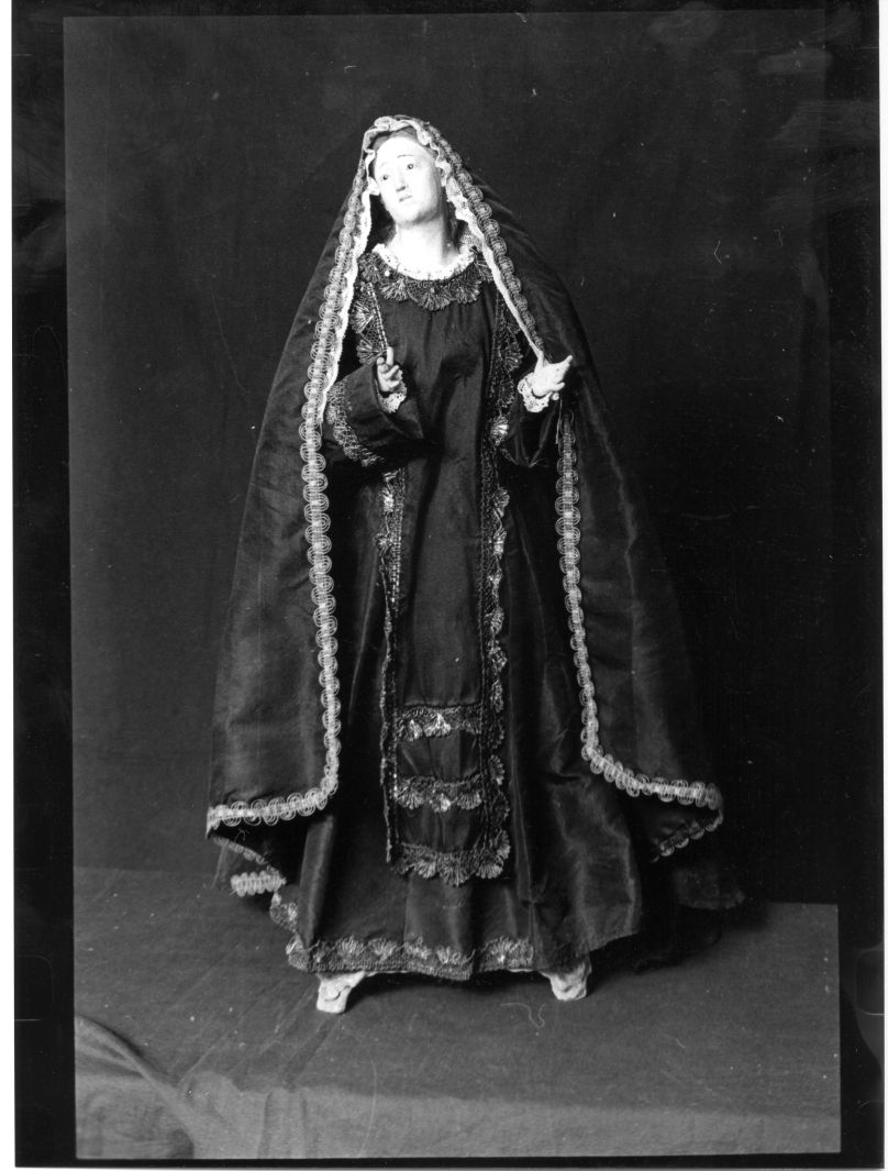 Madonna Addolorata (statuetta) - bottega campana (sec. XIX)