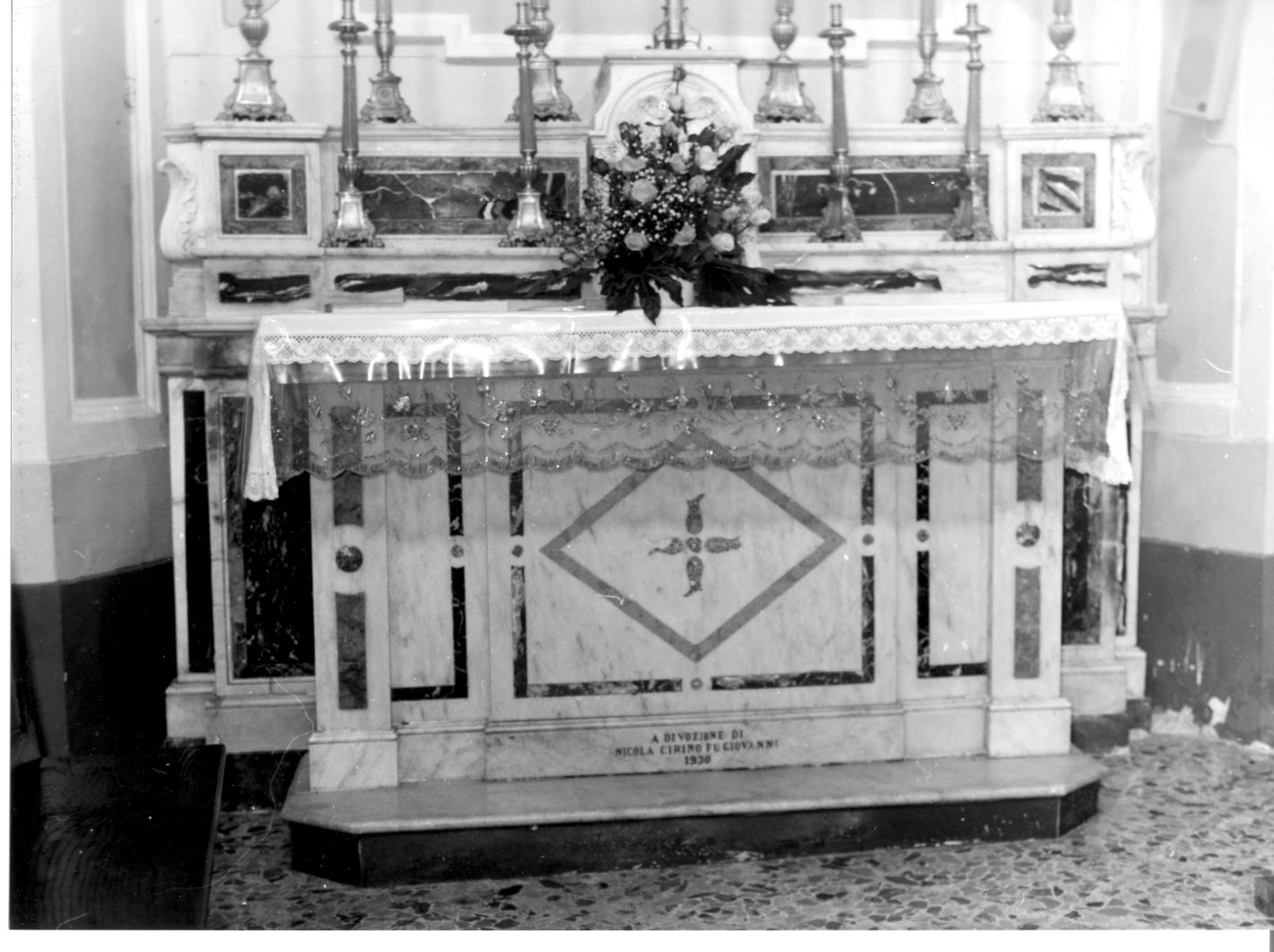 altare - bottega irpina (sec. XX)