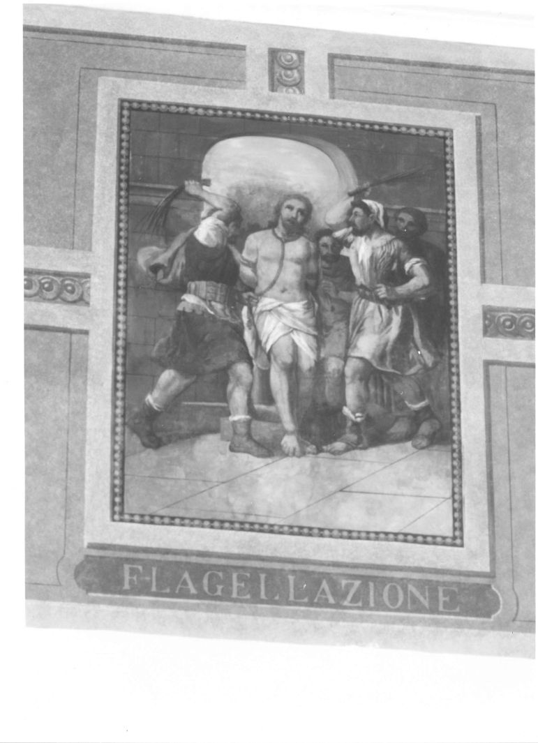 flagellazione di Cristo (dipinto, ciclo) di Iodice Raffaele (attribuito) (sec. XX)