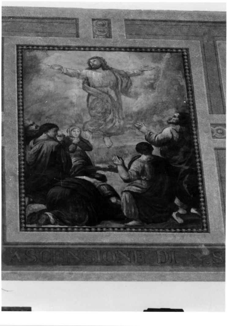 ascensione di Cristo (dipinto, ciclo) di Iodice Raffaele (attribuito) (sec. XX)