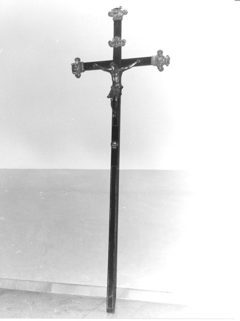 croce processionale - bottega campana (metà sec. XIX)