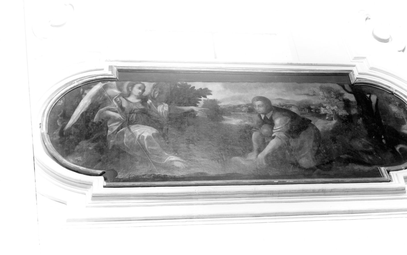 Pesca miracolosa di Tobia (dipinto) di Guarino Francesco (cerchia) (sec. XVII)