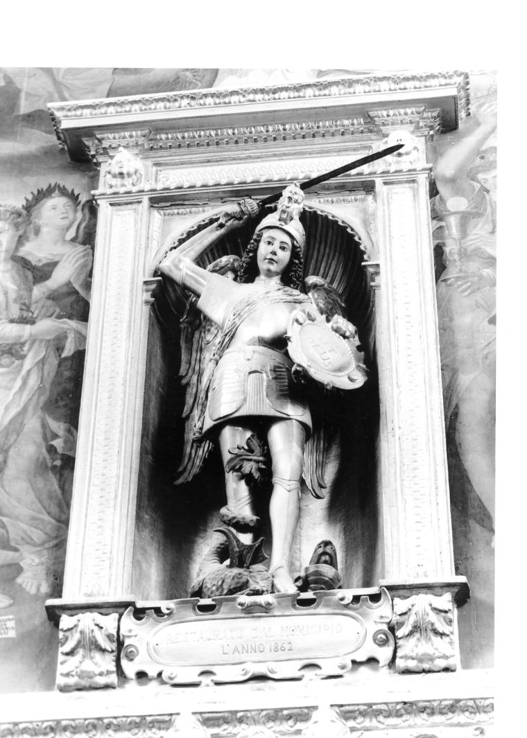 San Michele Arcangelo (statua) di Alemanno Pietro (seconda metà sec. XVI)