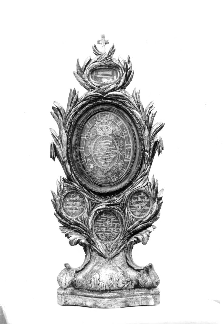 reliquiario-ostensorio - bottega campana (inizio sec. XVIII)