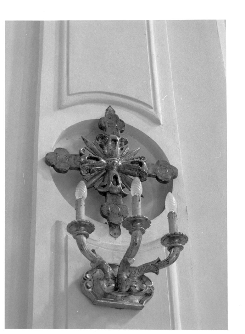 croce da parete, serie - bottega campana (sec. XVIII)