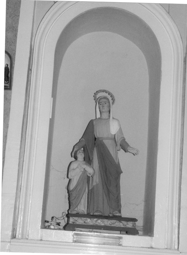 Maria Vergine bambina e Sant'Anna (statua) - bottega campana (primo quarto sec. XX)