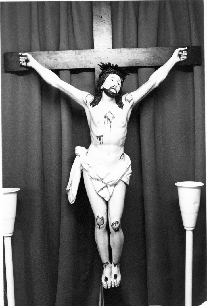 Cristo crocifisso (crocifisso) - bottega irpina (prima metà sec. XX)