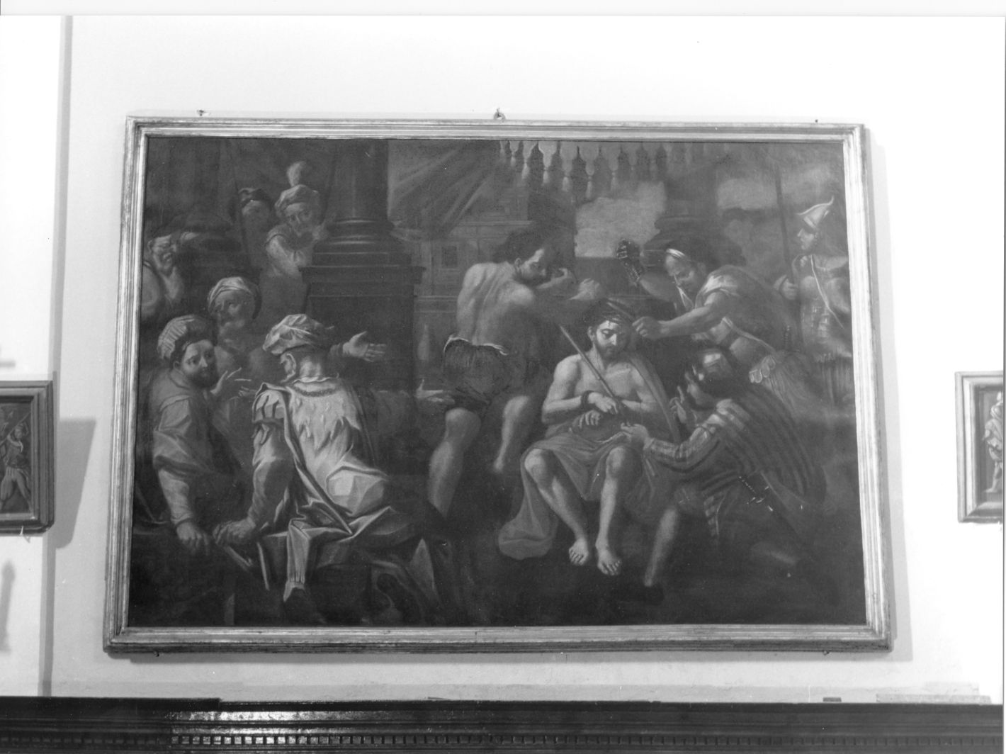 Cristo coronato di spine (dipinto) - ambito campano (inizio sec. XVIII)