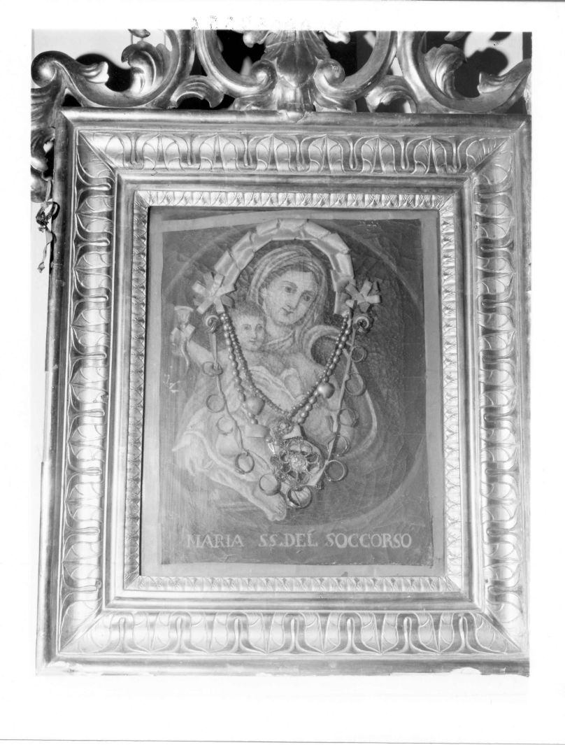 Madonna con Bambino (dipinto) - ambito irpino (fine/inizio secc. XVIII/ XIX)