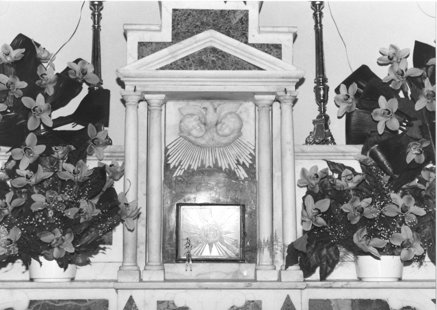 colomba dello Spirito Santo (tabernacolo) - bottega Italia meridionale (ultimo quarto sec. XIX)