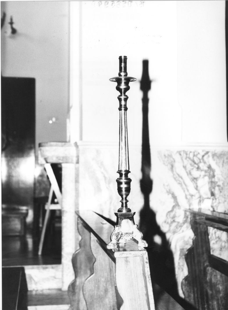 candelabro, serie - bottega Italia meridionale (ultimo quarto sec. XIX)
