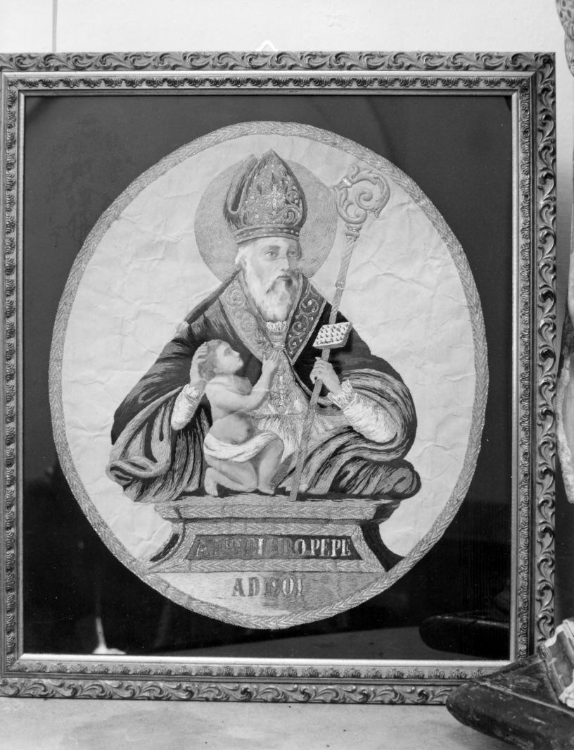 San Biagio (telo) - manifattura campana (sec. XIX)