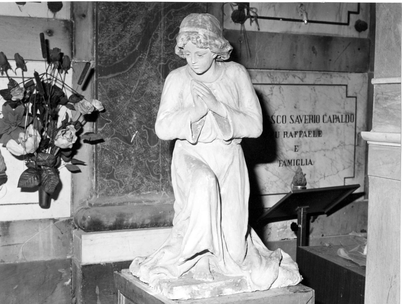 angelo attero (statua) - bottega Italia meridionale (fine sec. XIX)