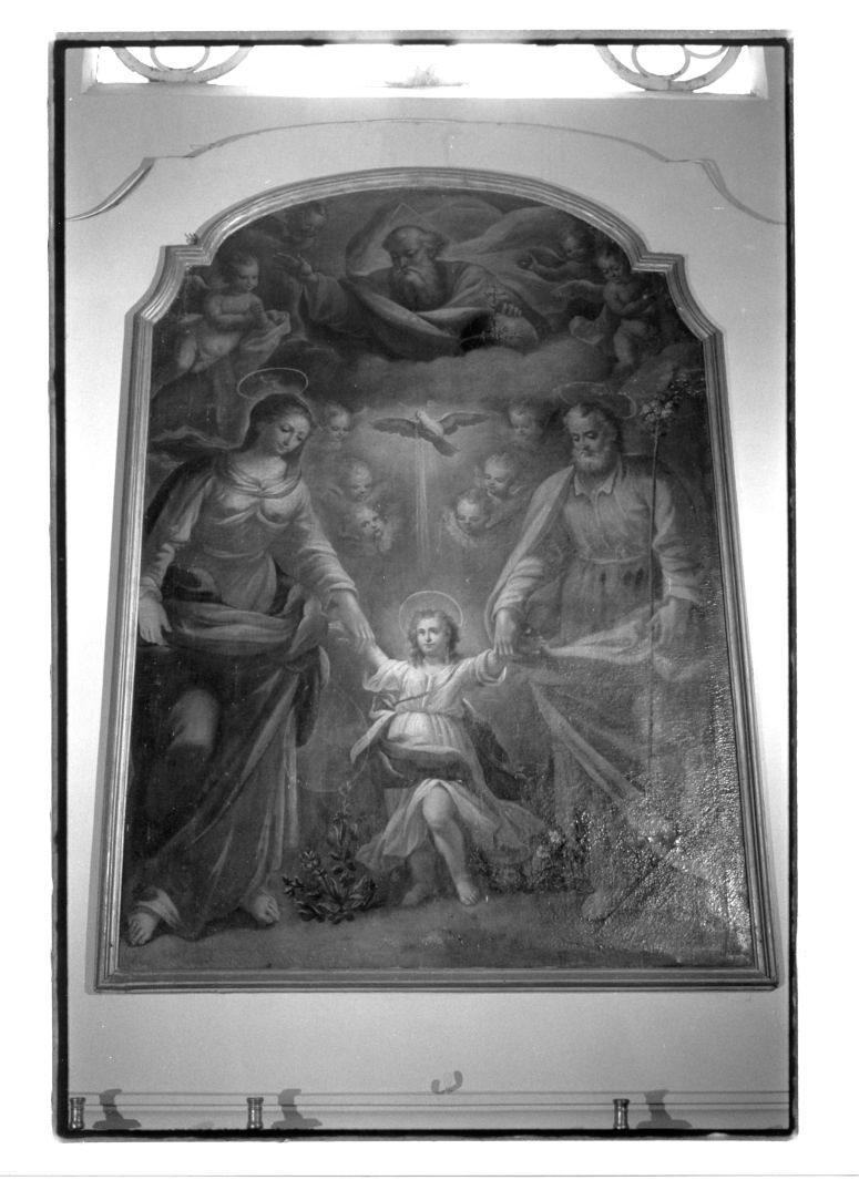 Sacra Famiglia e Trinità (dipinto) - ambito napoletano (fine/inizio secc. XVIII/ XIX)