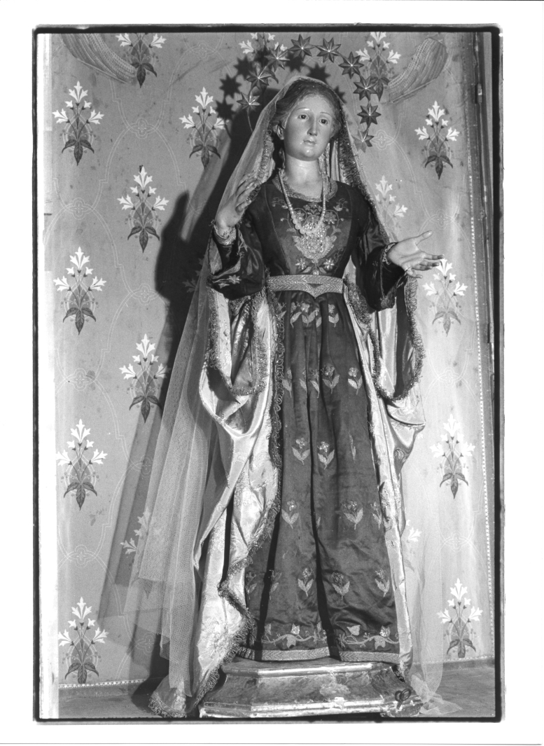 Madonna (manichino) - bottega napoletana, manifattura napoletana (prima metà sec. XIX)