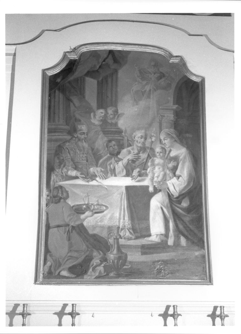 circoncisione di Gesù Bambino (dipinto) - ambito napoletano (fine/inizio secc. XVIII/ XIX)