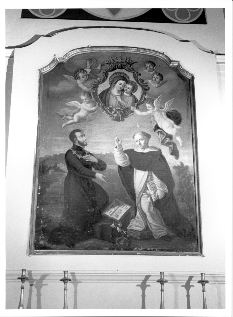 apparizione della Madonna (dipinto) - ambito napoletano (sec. XVIII)