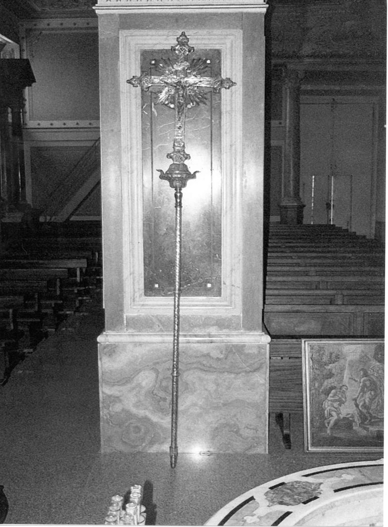 croce processionale - bottega irpina (sec. XIX)