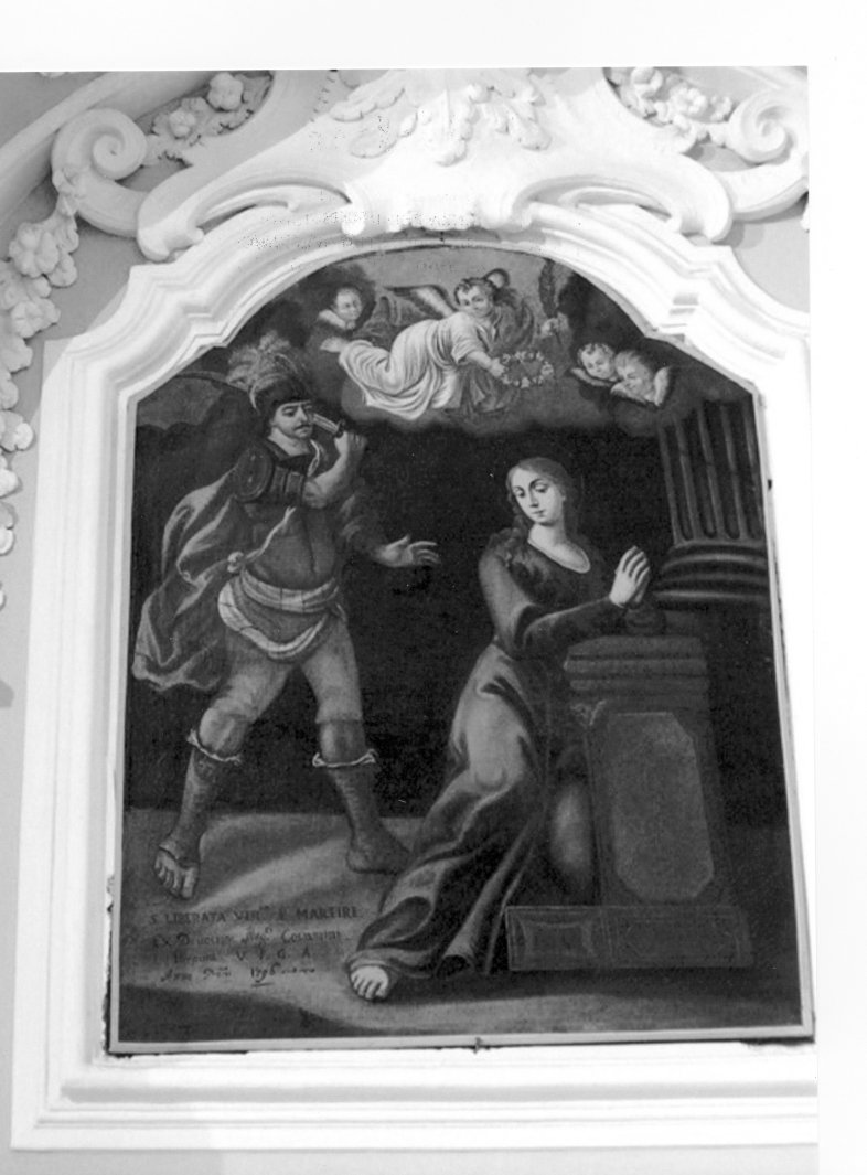 Santa Liberata (dipinto, opera isolata) - ambito Italia meridionale (sec. XVIII)