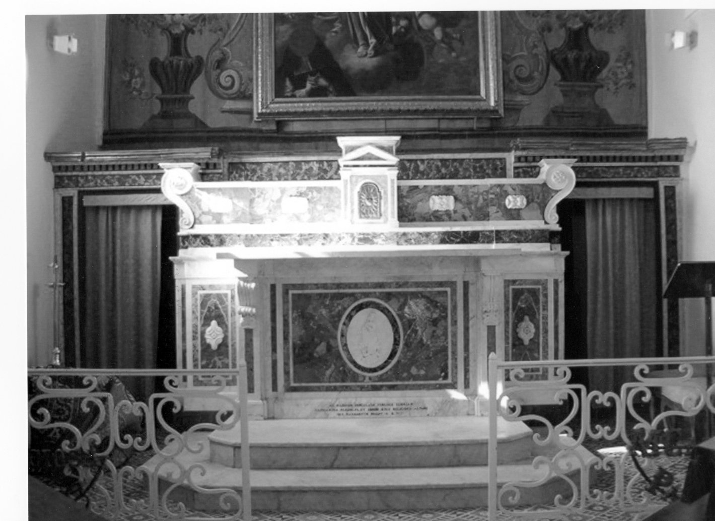 altare maggiore, opera isolata - bottega Italia meridionale (sec. XIX)