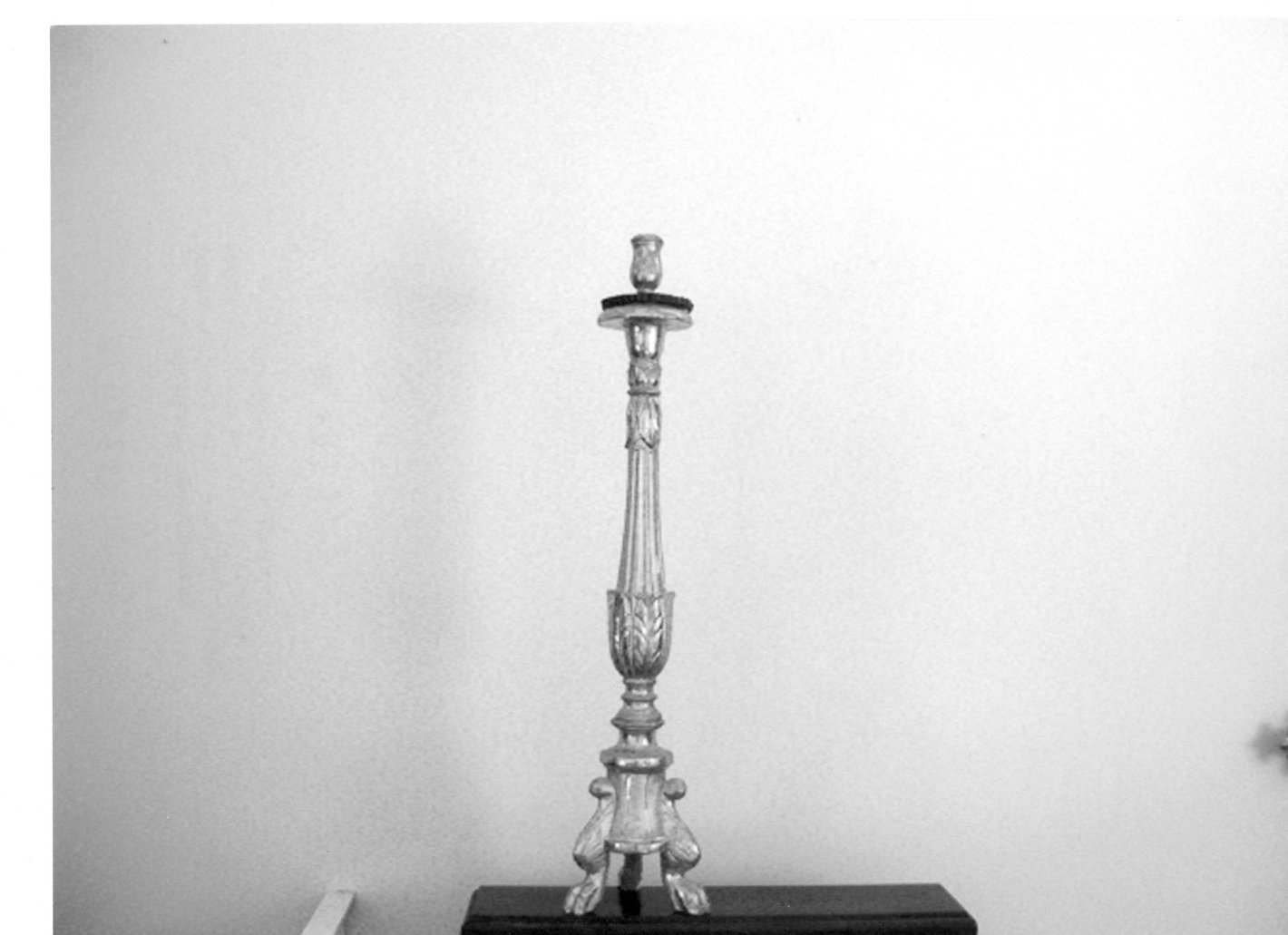 candeliere, elemento d'insieme - bottega Italia meridionale (sec. XVIII)