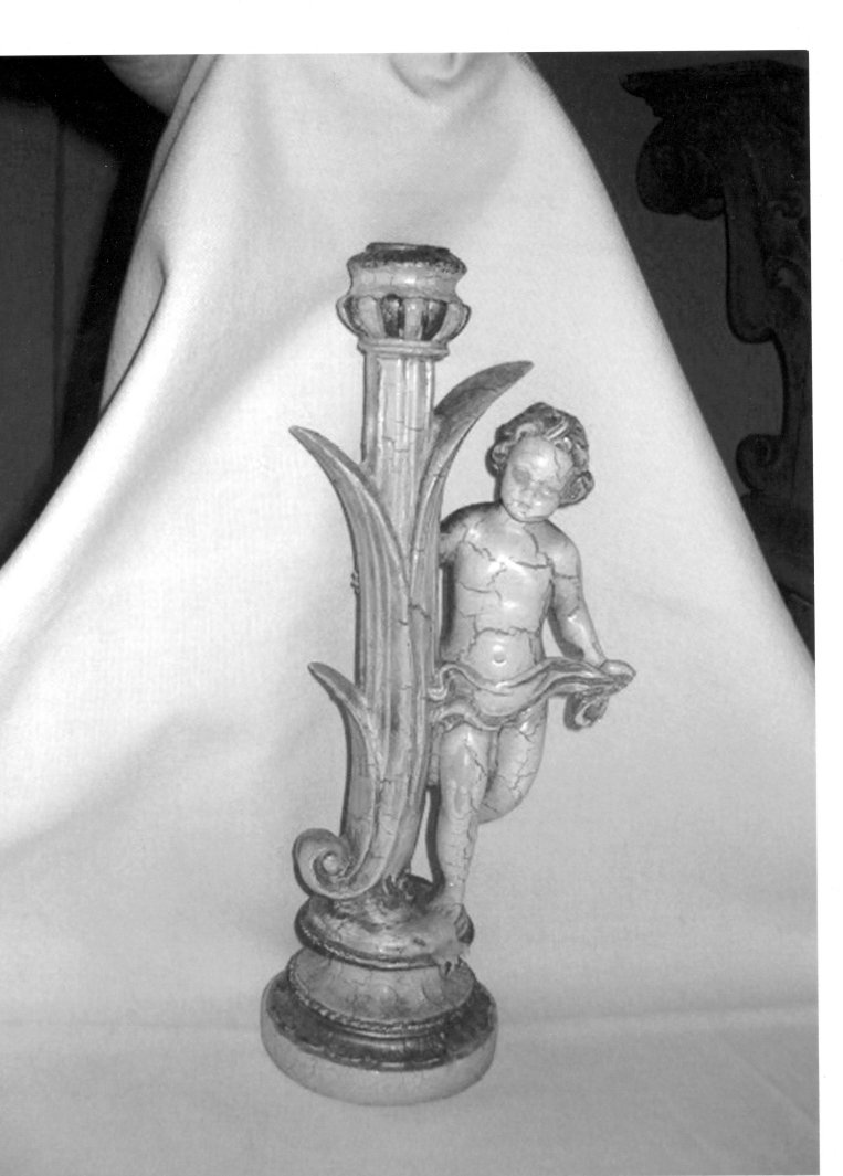 candeliere, ciclo - bottega Italia meridionale (prima metà sec. XX)