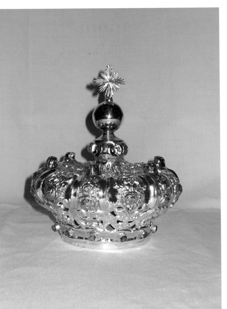 corona da statua, opera isolata - bottega napoletana (sec. XIX)