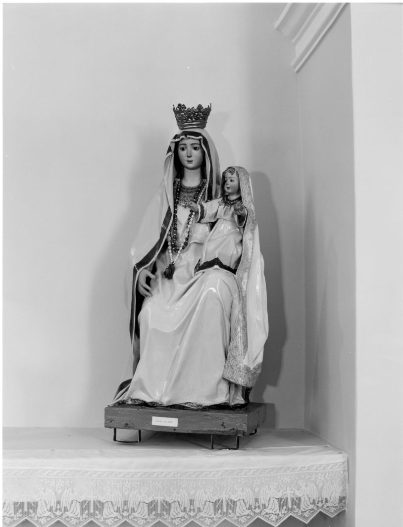 Madonna con Bambino (statua) - bottega campana (prima metà sec. XX)