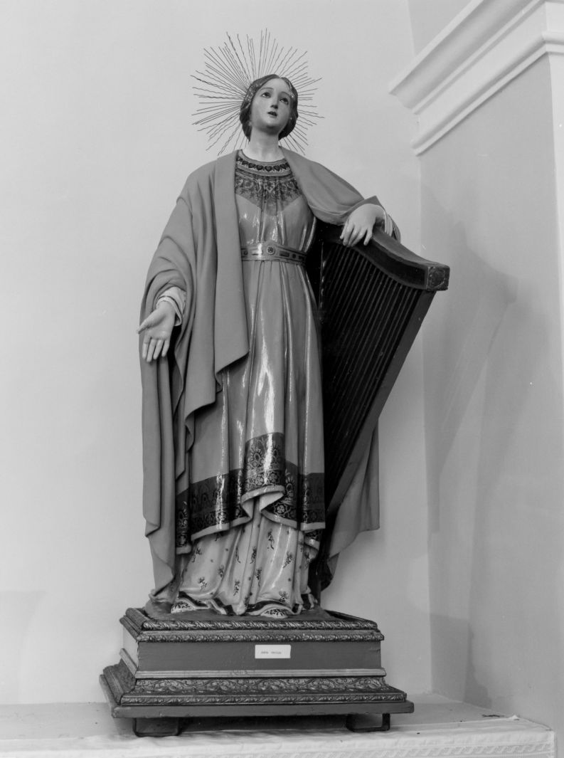 Santa Cecilia (statua) - bottega campana (metà sec. XVIII)