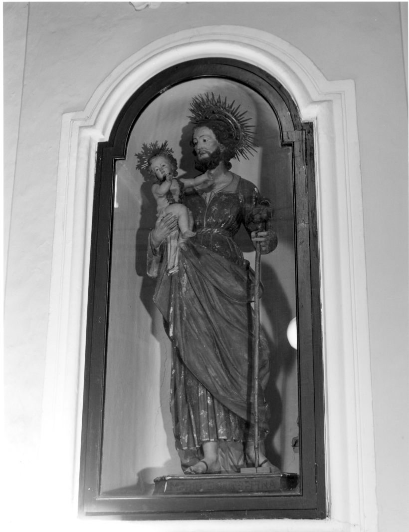 San Giuseppe e Gesù Bambino (statua) - bottega campana (sec. XIX)