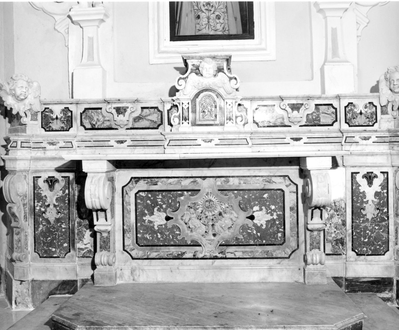 altare - bottega campana (secondo quarto sec. XVIII)