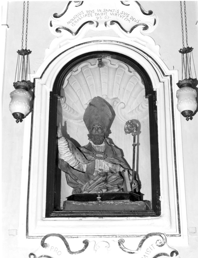 San Nicola di Bari (reliquiario - a busto) - bottega campana (prima metà sec. XVIII)