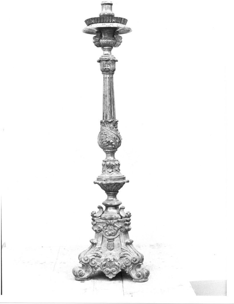 candeliere, serie - bottega Italia meridionale (fine sec. XIX)